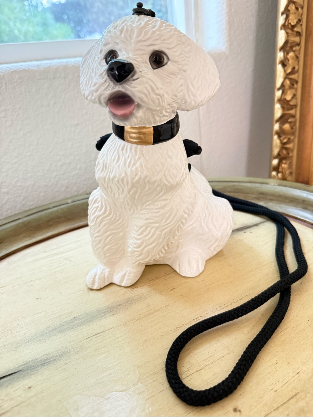Vintage Timmy Woods White Dog Purse